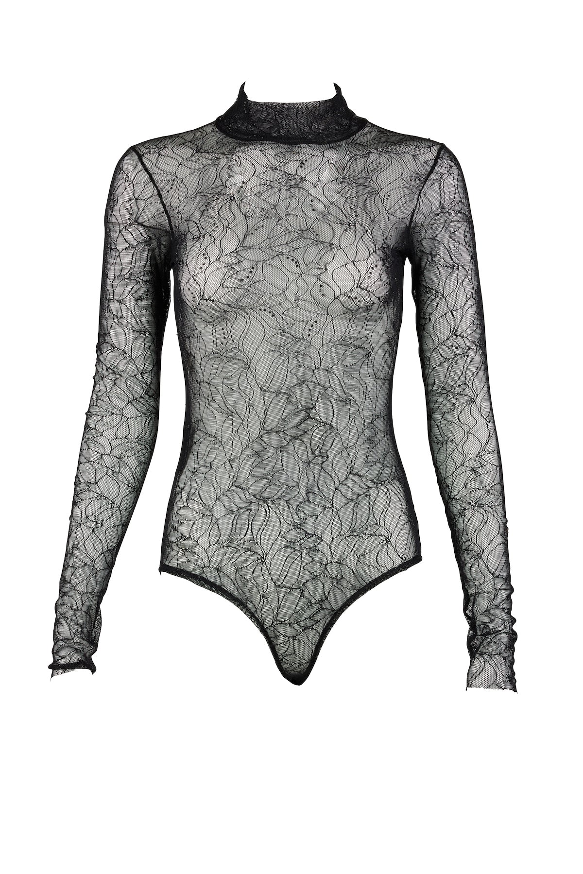 下着・アンダーウェア JUEMI Scale Tulle Body Suits Stretch Metallic Bodysuit with Organza Train – John Paul Ataker