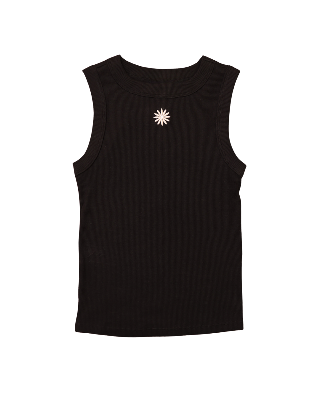 Bloom Tank Top Negra- Francesca Miranda x nu3