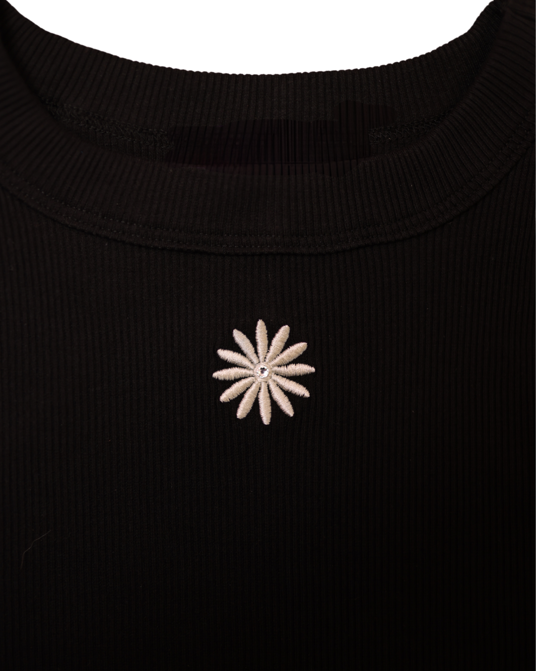 Bloom Tank Top Negra- Francesca Miranda x nu3