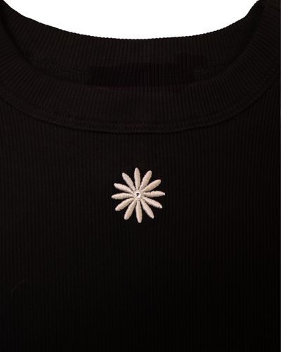 Bloom Tank Top Negra- Francesca Miranda x nu3