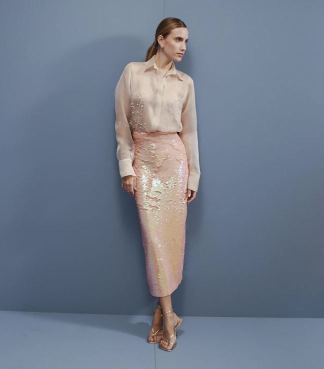 Carter Sequin Midi Skirt