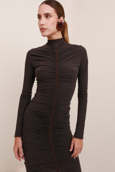 Cassandra Long Sleeve Midi Dress