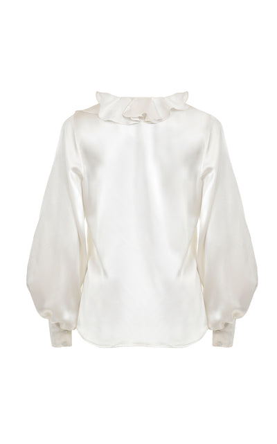 Blusa Elena Ruffles Seda