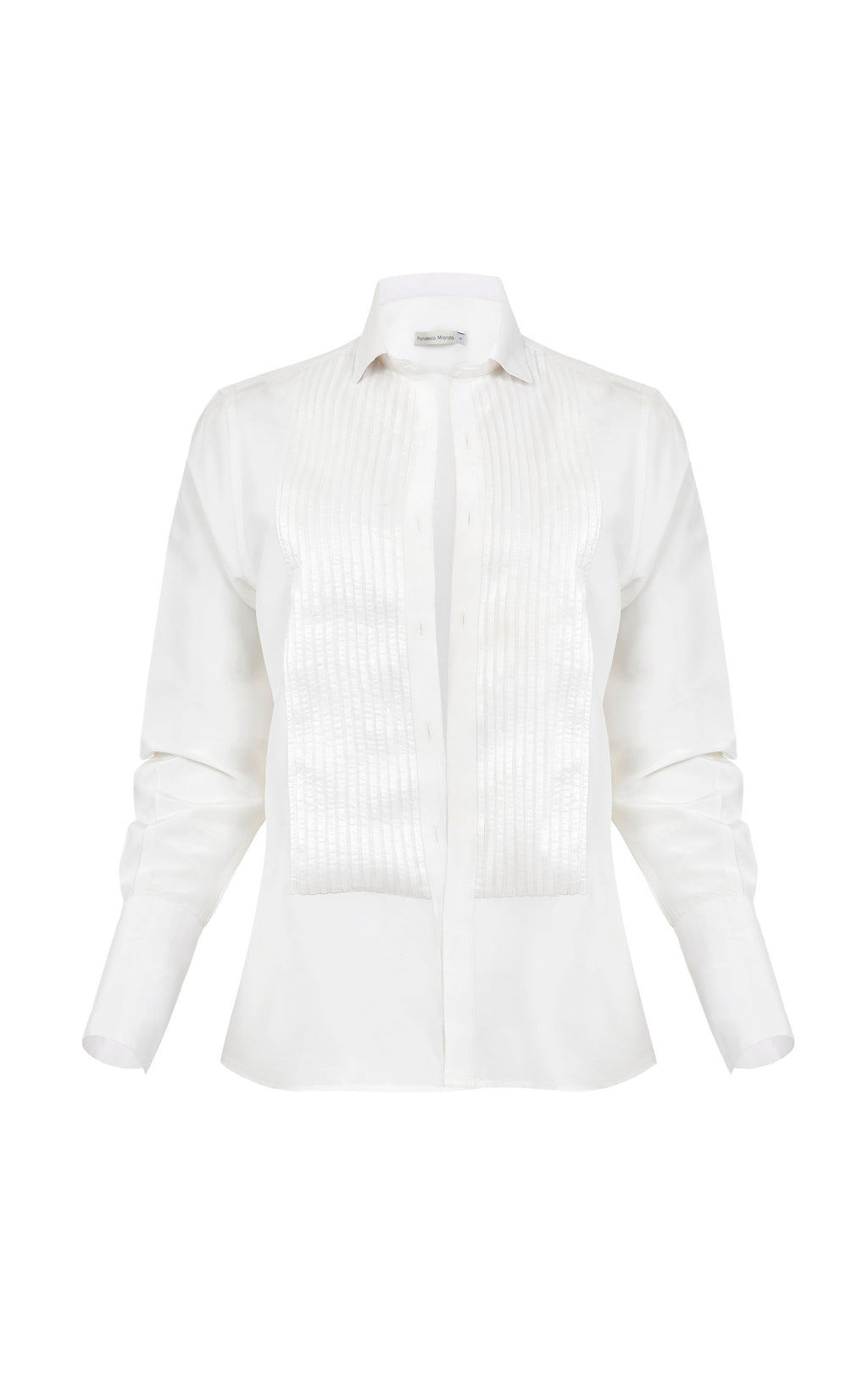 La camisa esmoquin clásica Tafetán de seda 100%