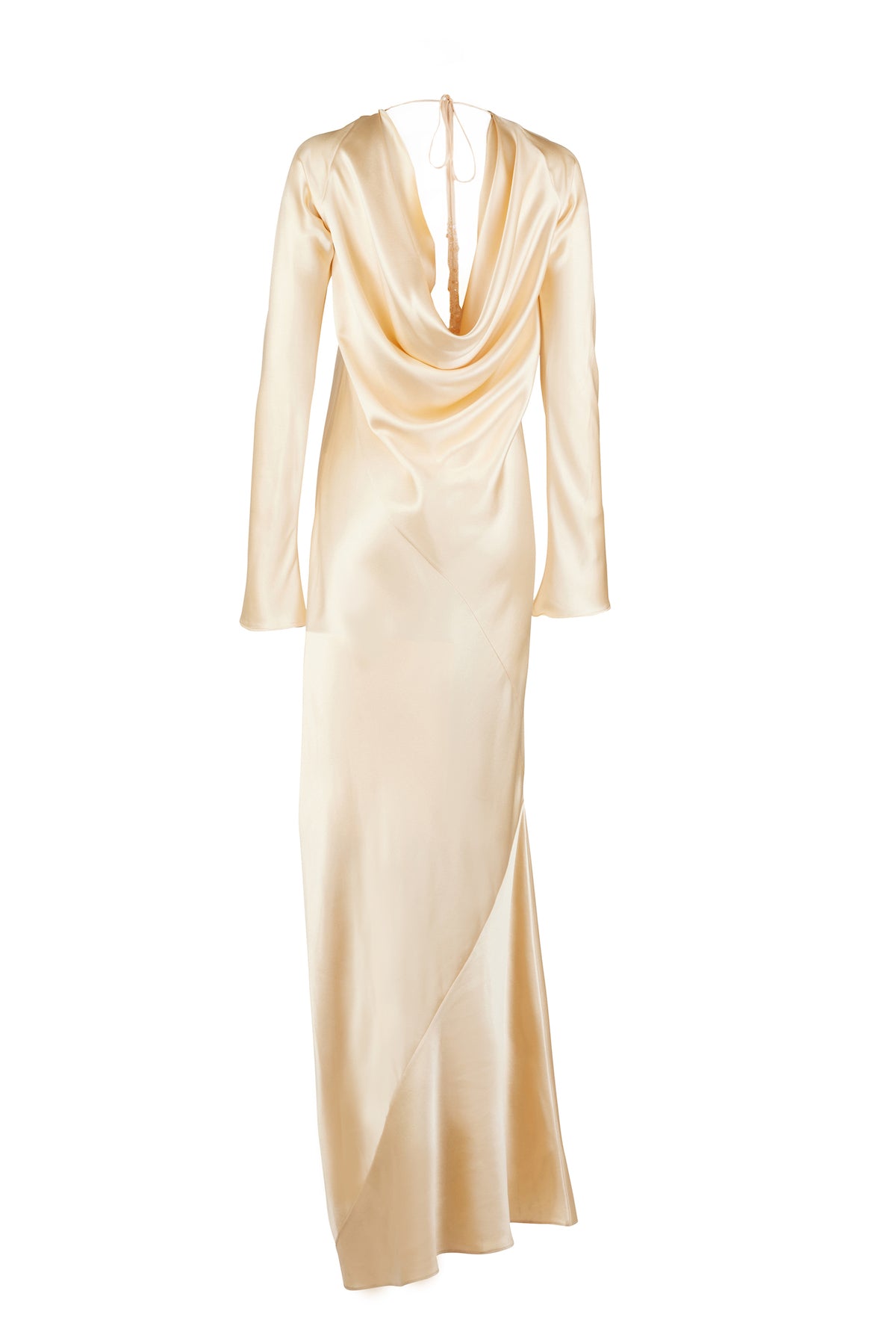 bec and bridge long sleeve silk dress Bec + Bridge Malyka Long Sleeve Maxi Dress in Moss Green