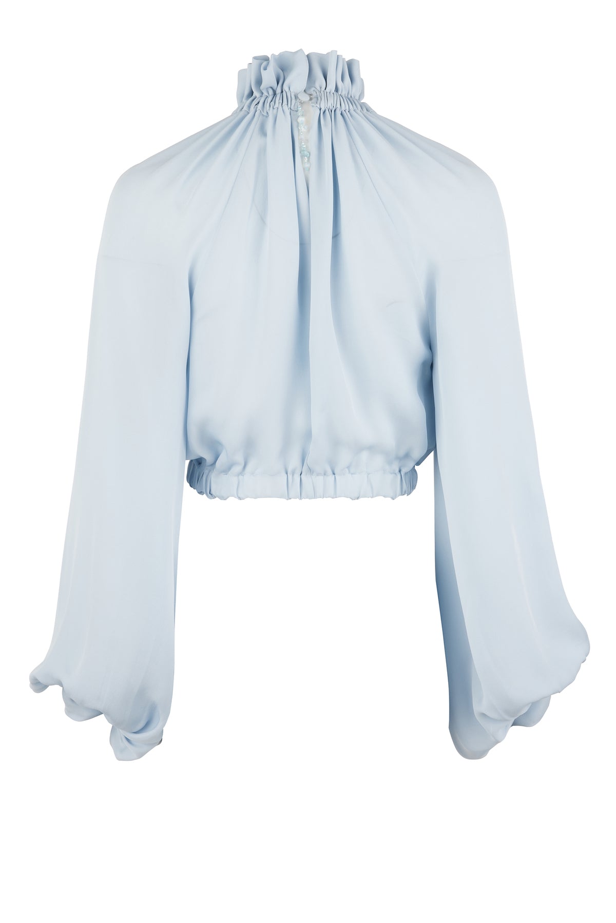 Nero Ruffled Top - Blue