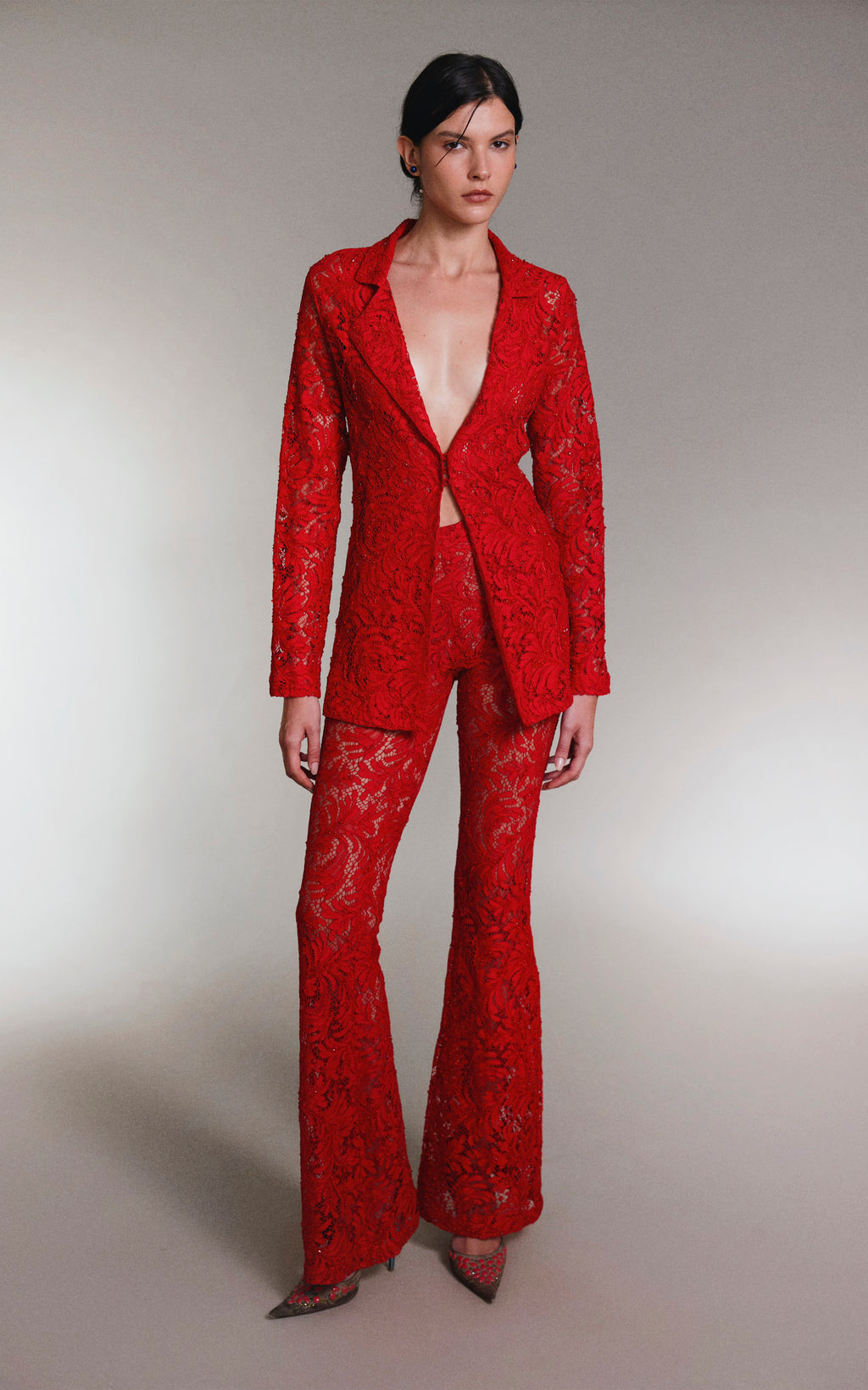 Blazer de encaje Firelight