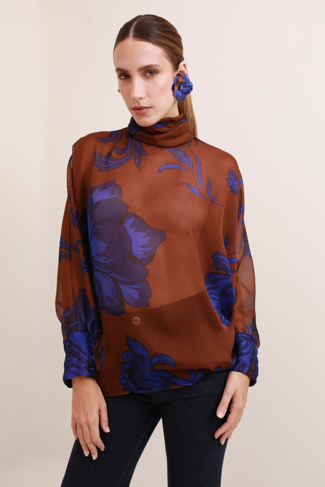Blusa de manga larga Garden
