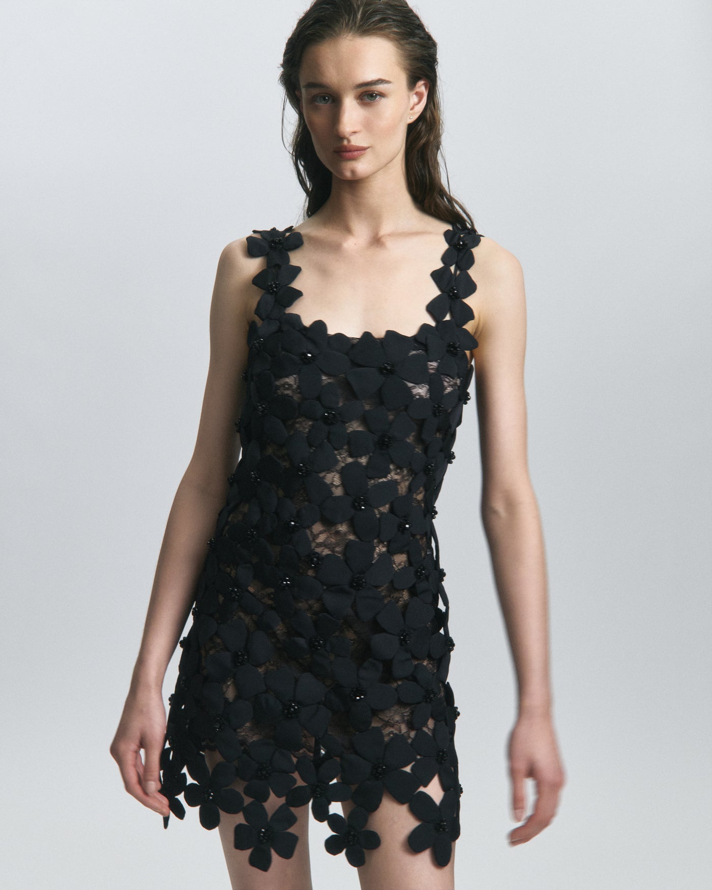 Jardin Negro Mini Dress