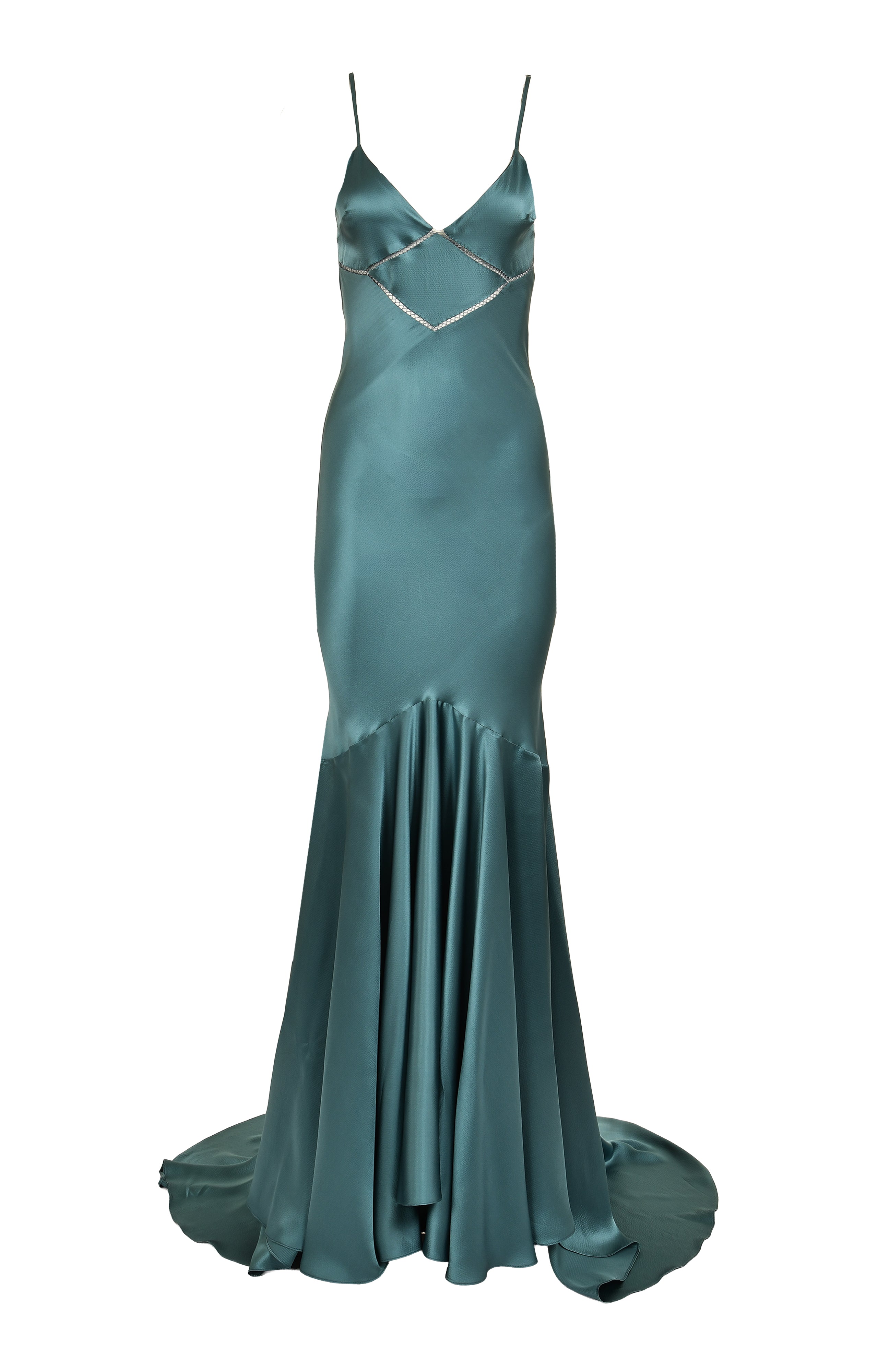 lagoon maxi dress Rosalie Floral Chiffon Maxi Dress - Lagoon