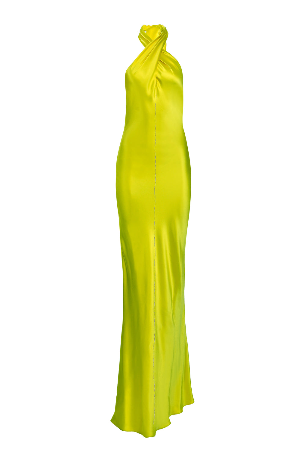 Vestido de seda bordado Olivia