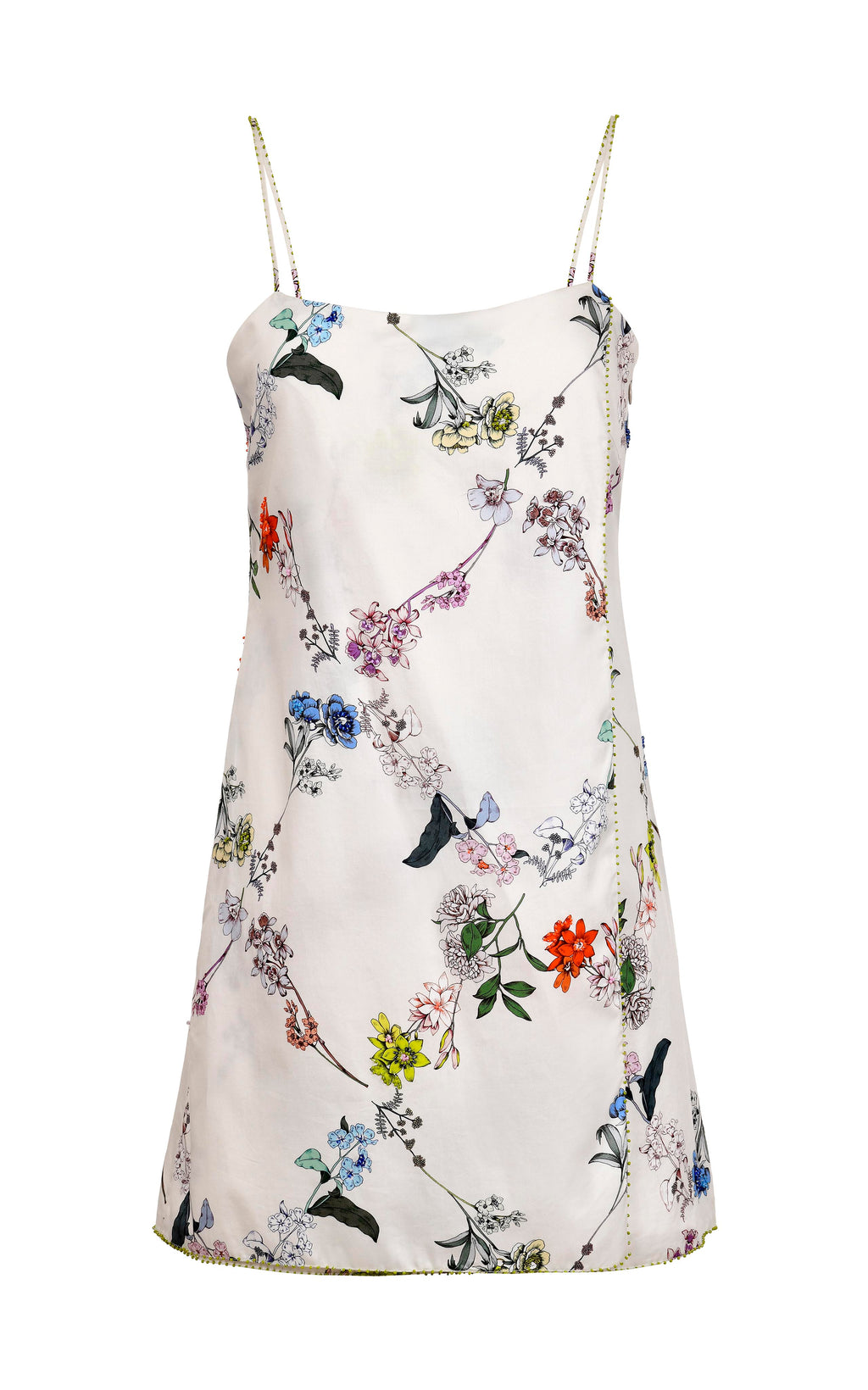 Vestido Limón de Algodón Bordado