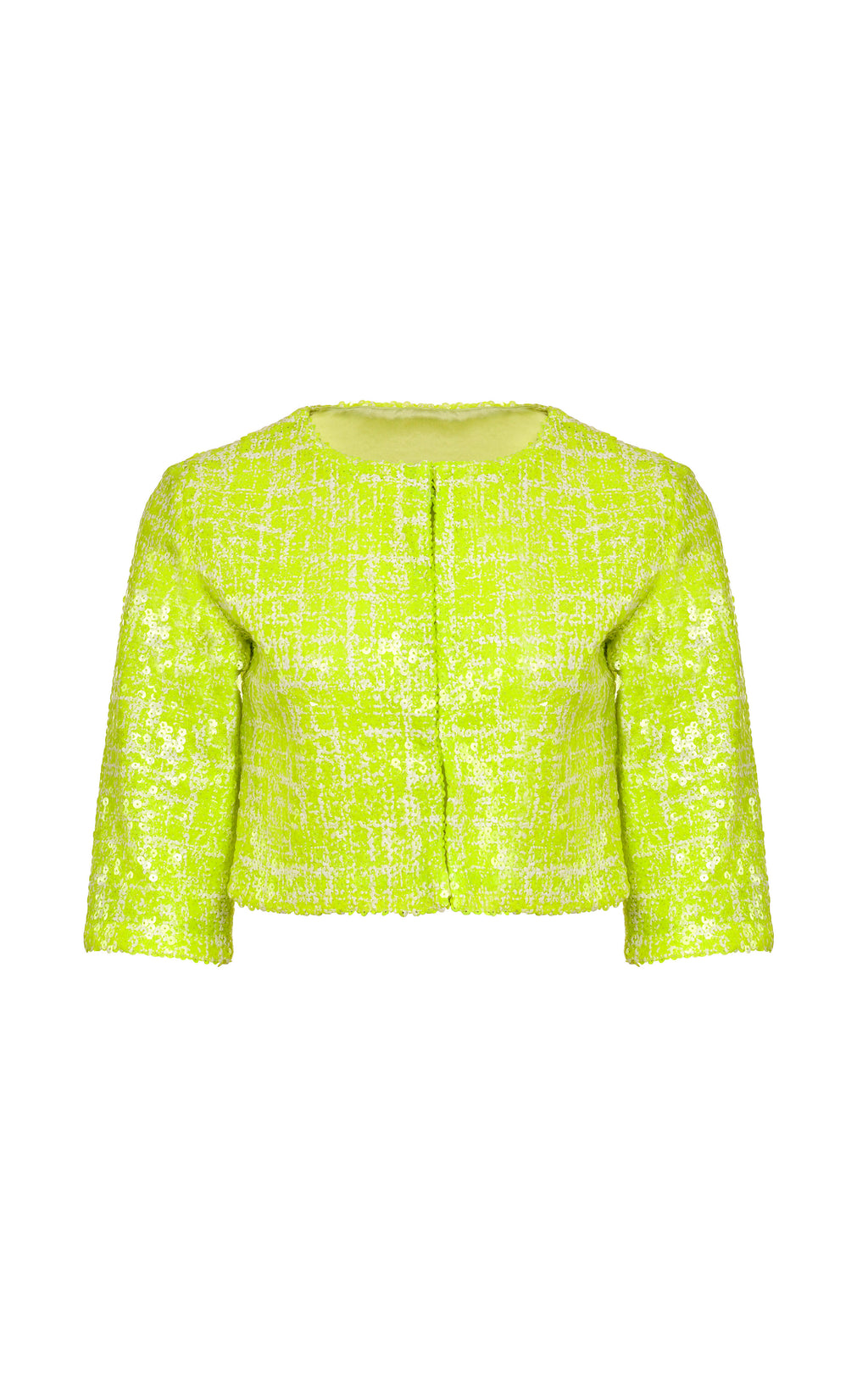 Lecca Cropped Sequin Jacket