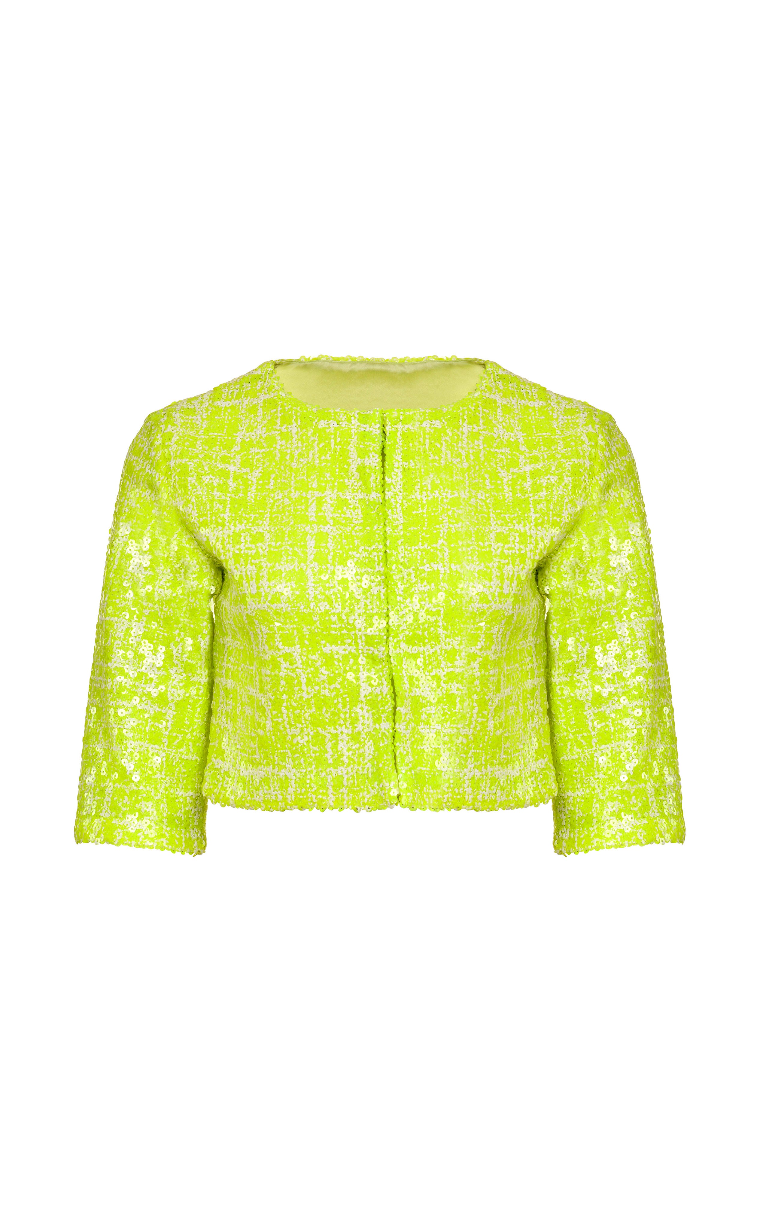 Lecca Cropped Sequin Jacket