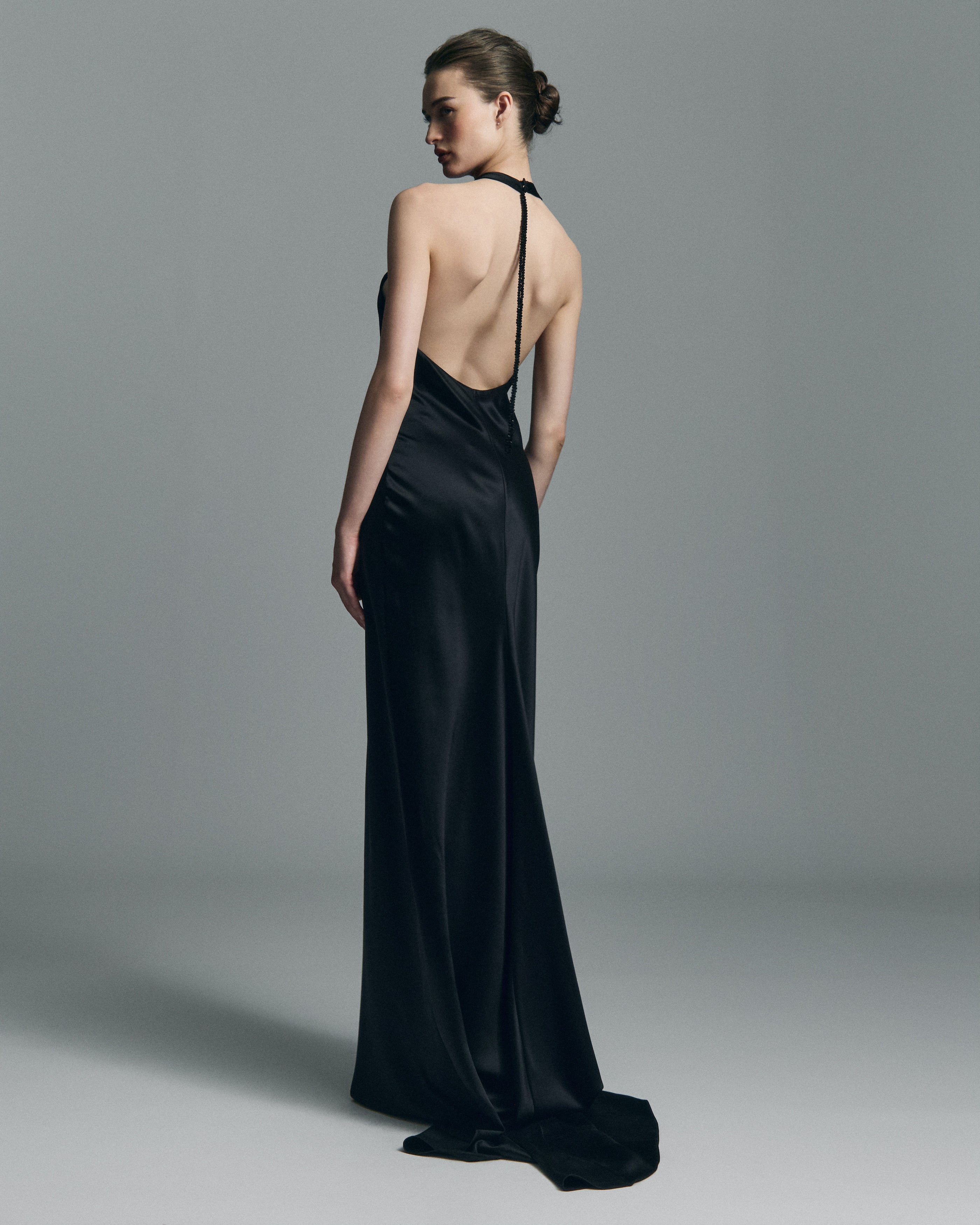 Maxivestido de seda Nightfall