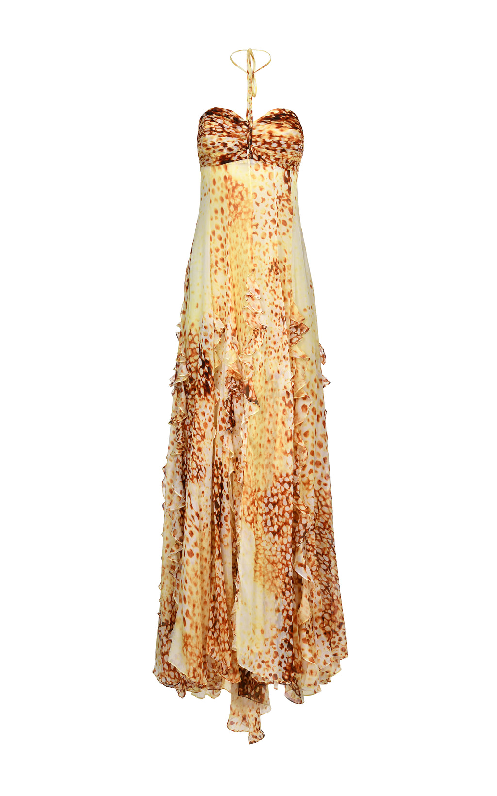 Vestido de seda Orchid