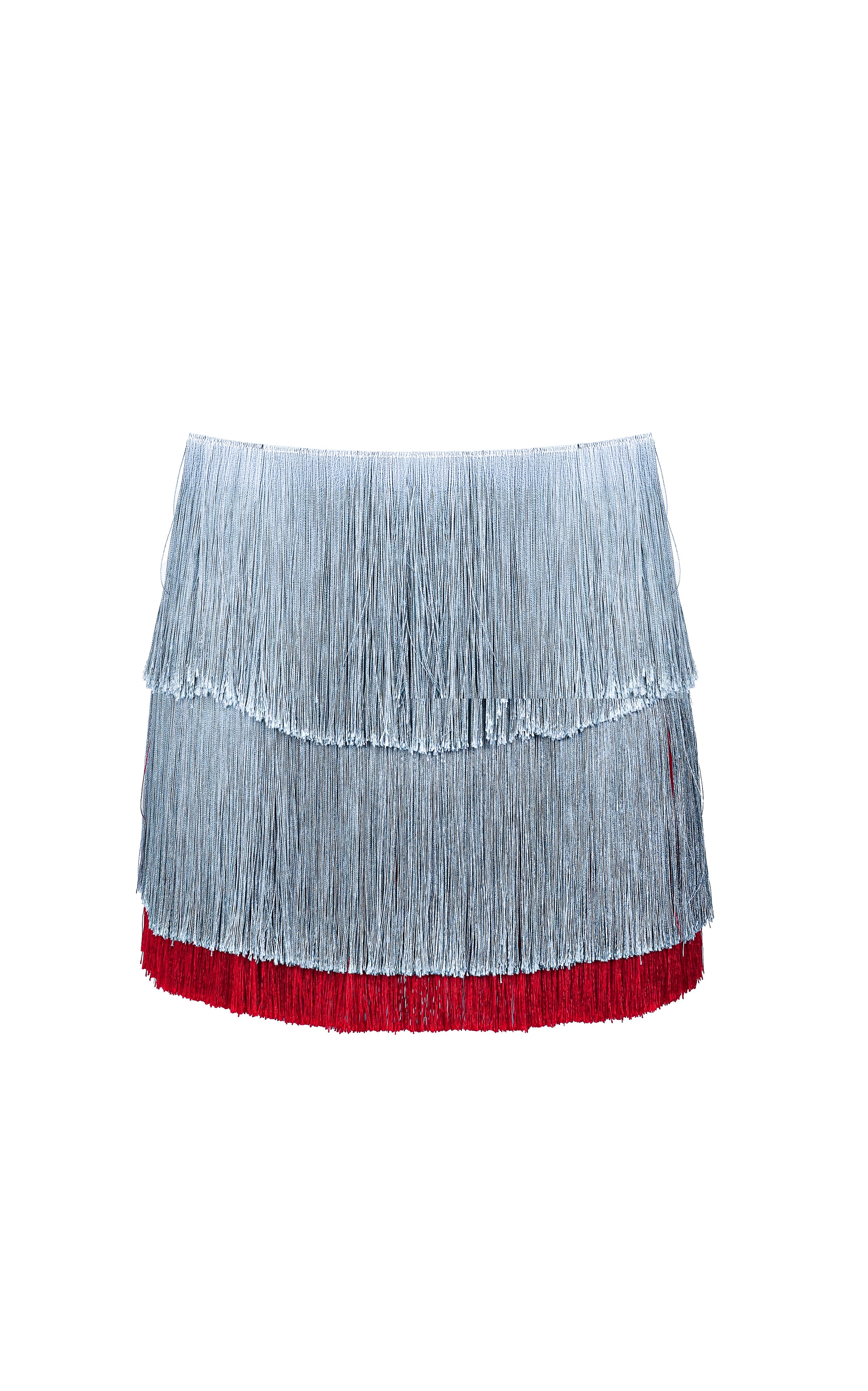 Starlight Fringe Mini Skirt