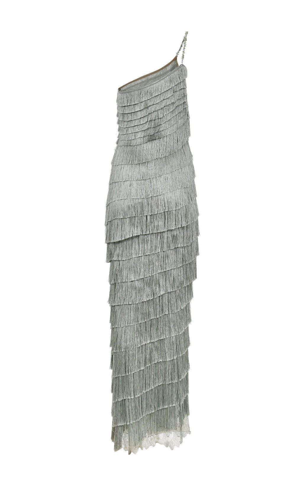 Isidora Mint Fringe Dress