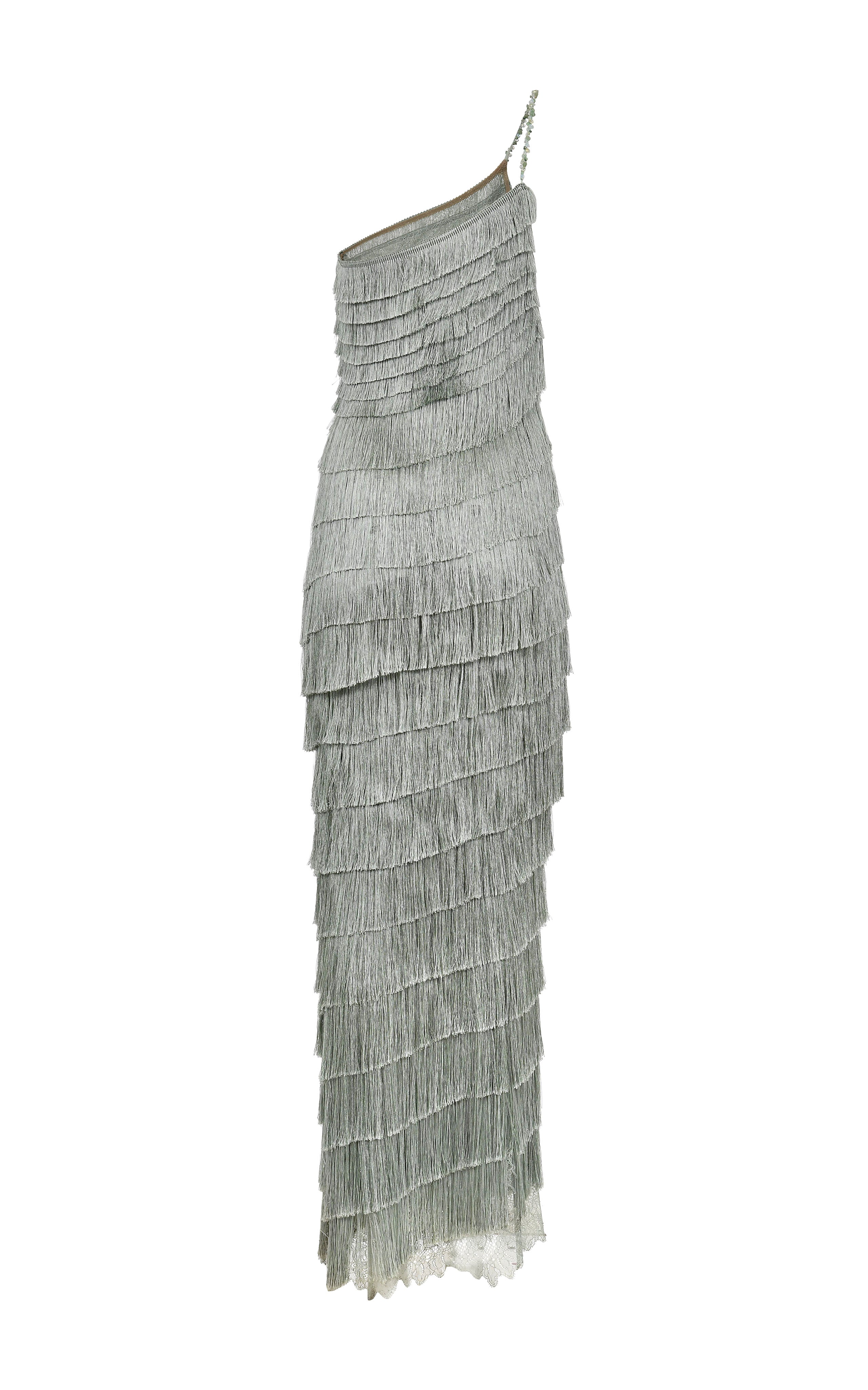 Vestido Isidora Mint con Flecos