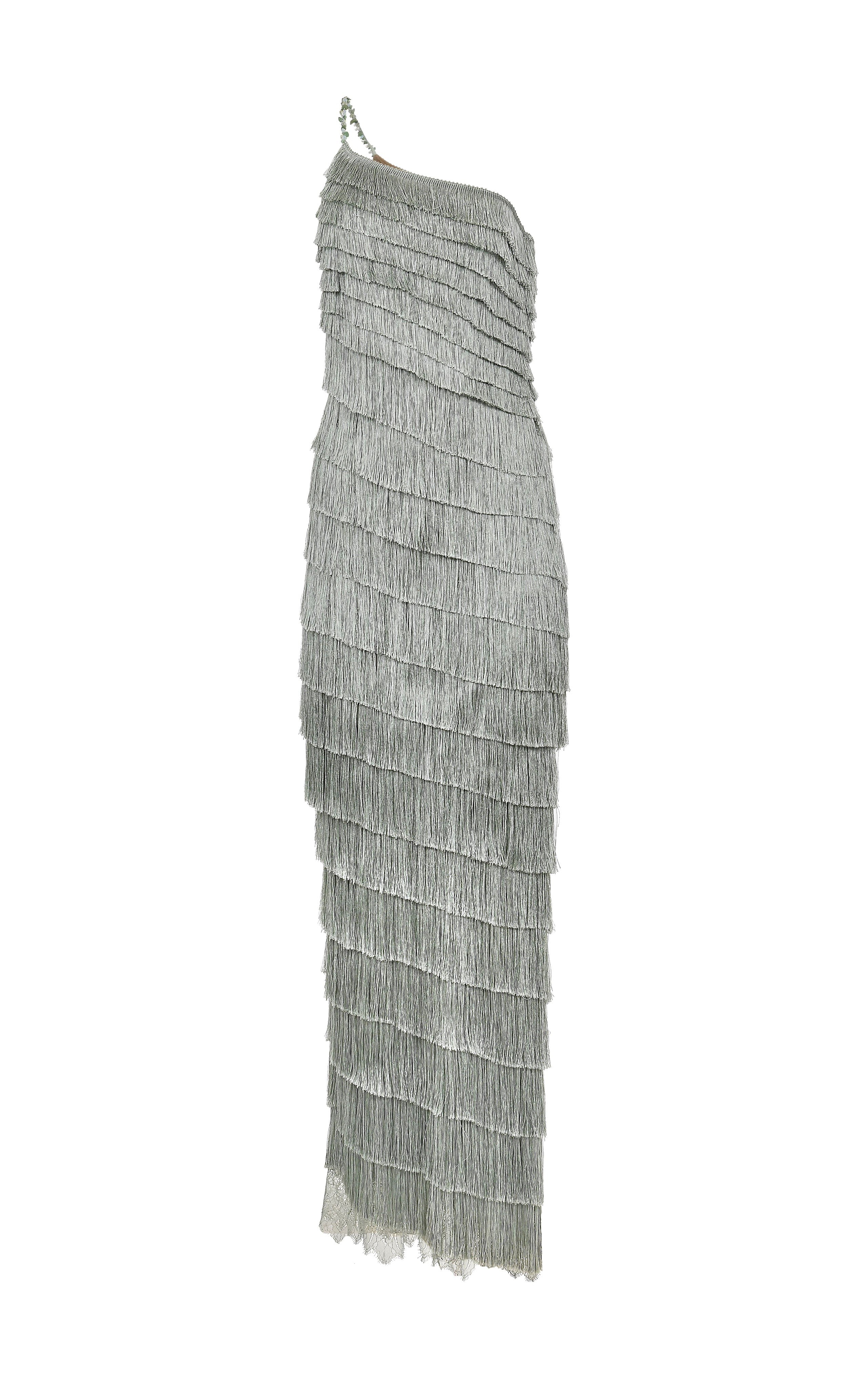 Vestido Isidora Mint con Flecos