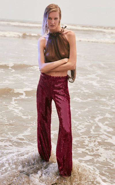 Elena Sequence Pants Fuschia