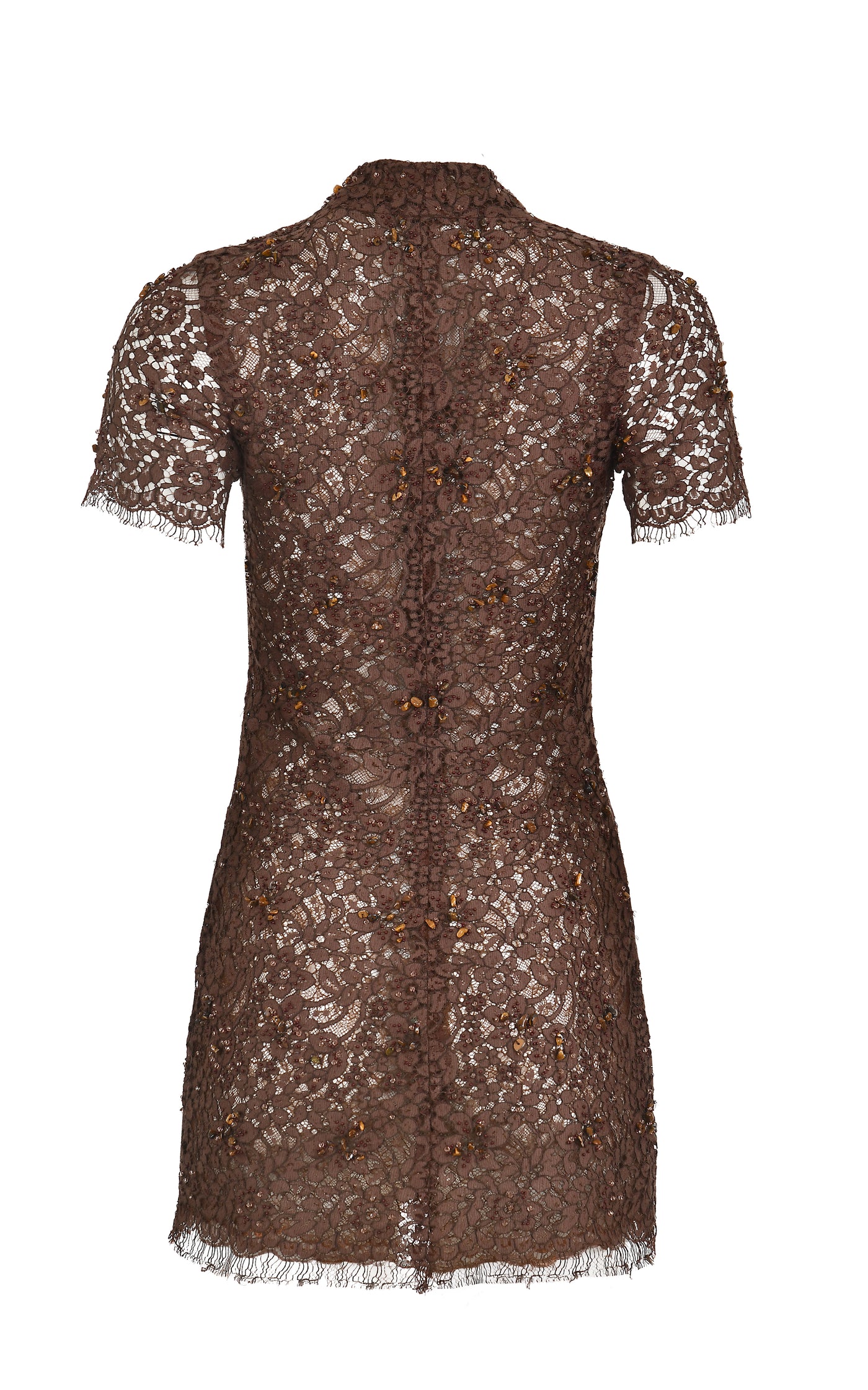Sunlace Mocca Mini Dress