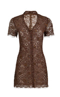 Sunlace Mocca Mini Dress