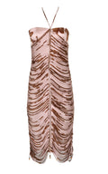 Blush Vine Midi Dress