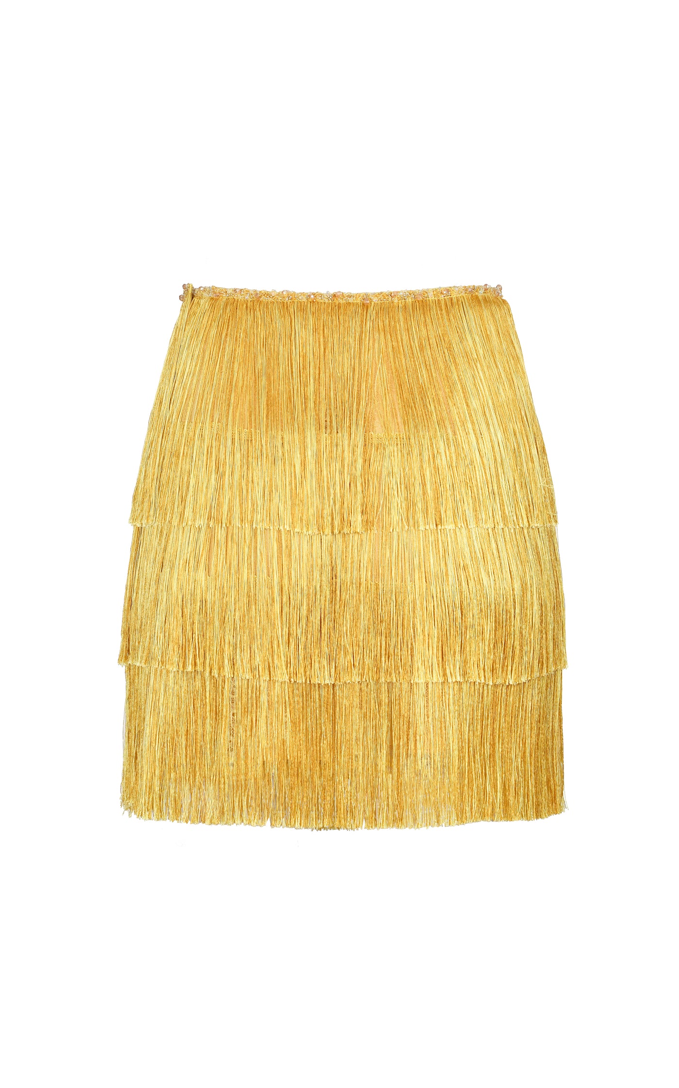 Sunlight Fringe Mini Skirt