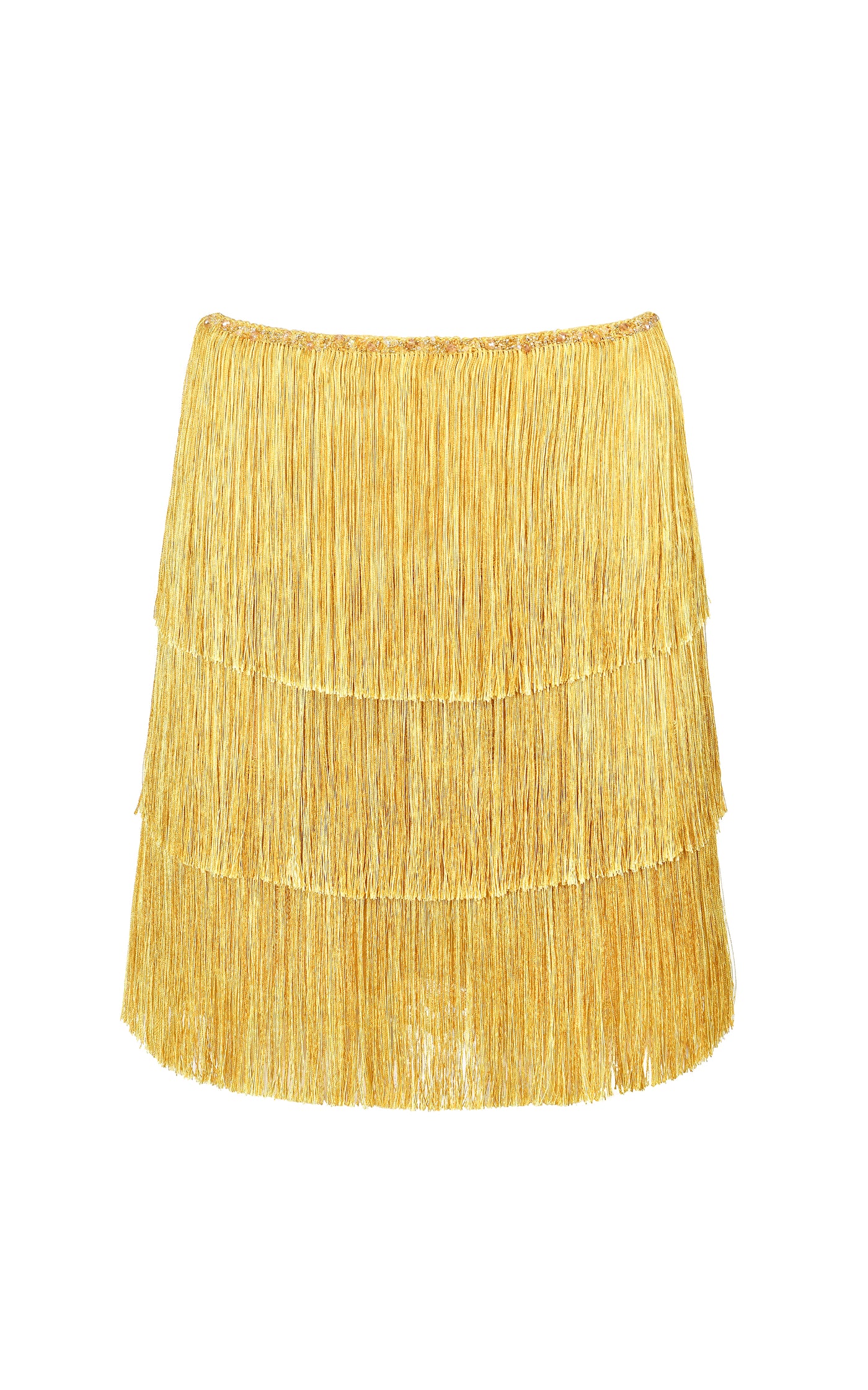 Sunlight Fringe Mini Skirt