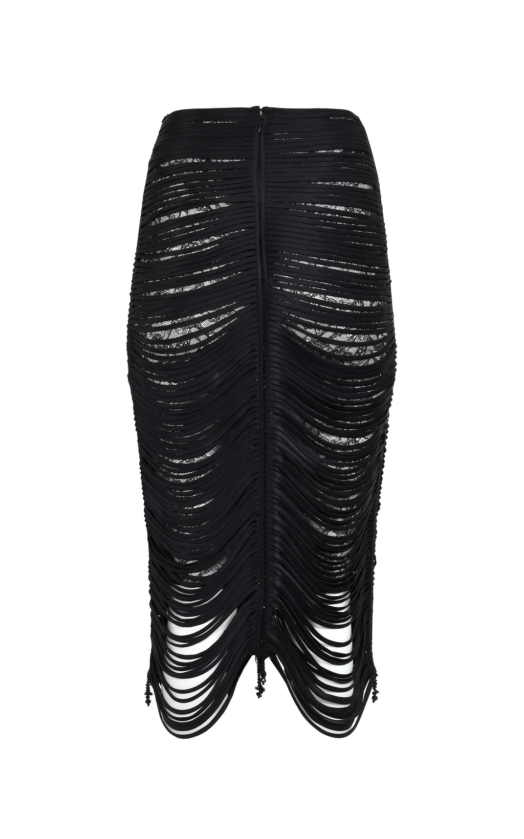 Danielle Black Midi Skirt
