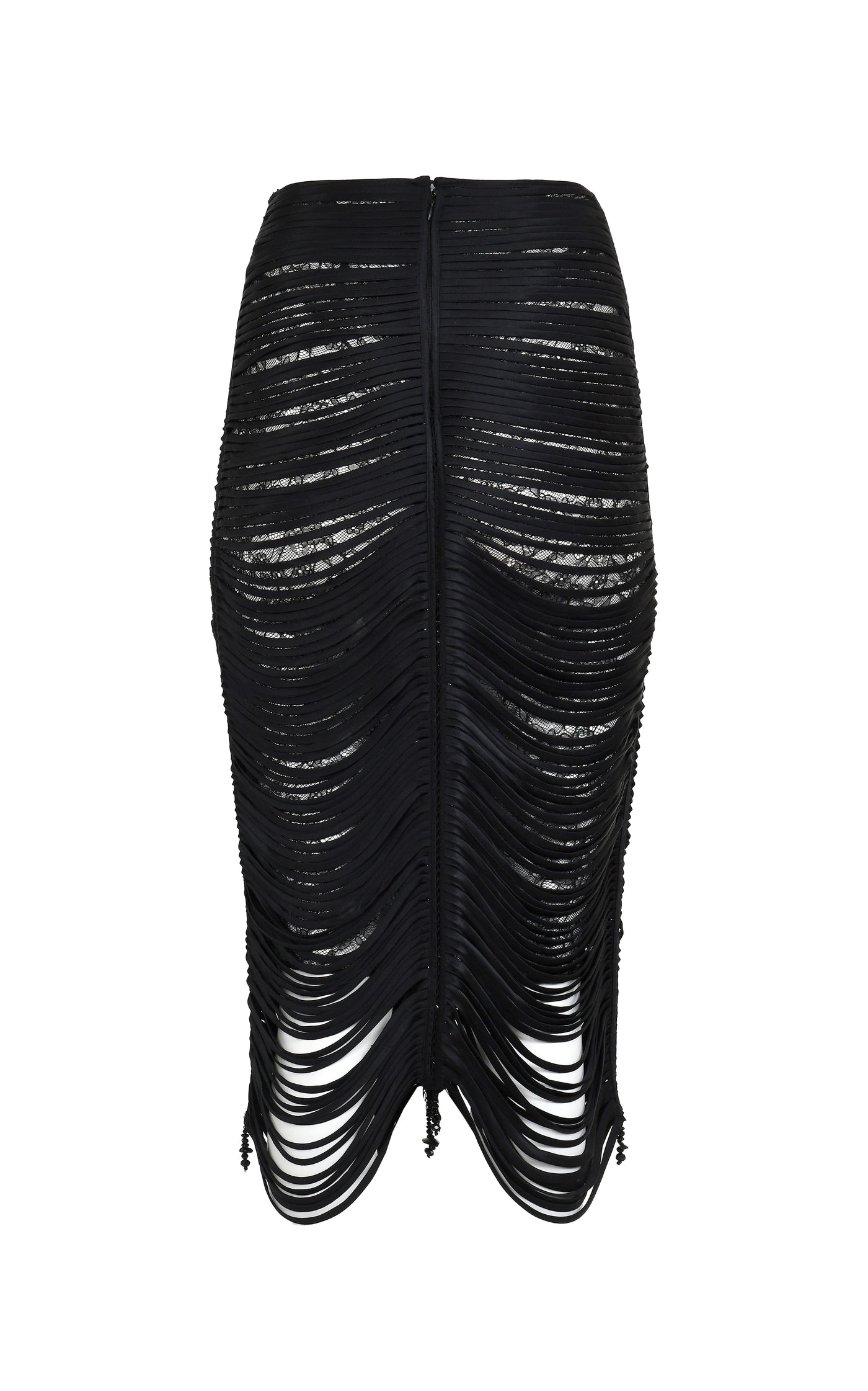 Danielle Black Midi Skirt