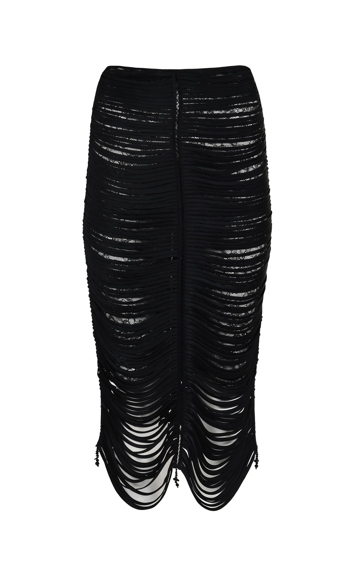 Danielle Black Midi Skirt