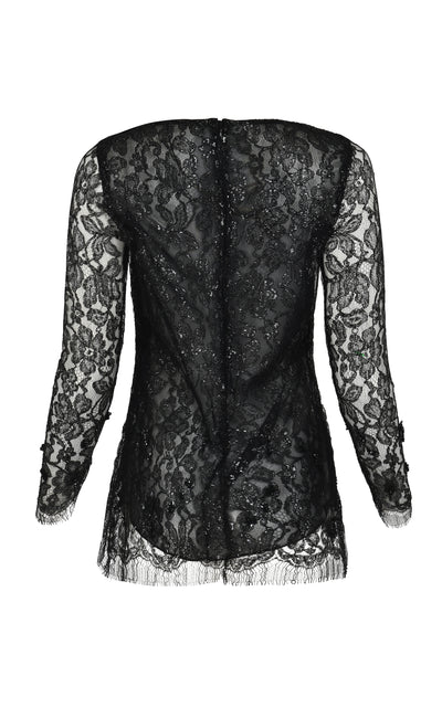 Elipse Black Lurex Blouse