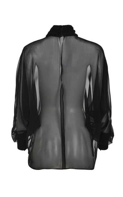 Dusk Sheer Embroidered Blouse