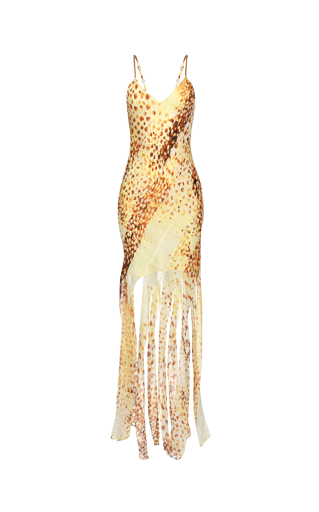 Vestido de seda Solaris