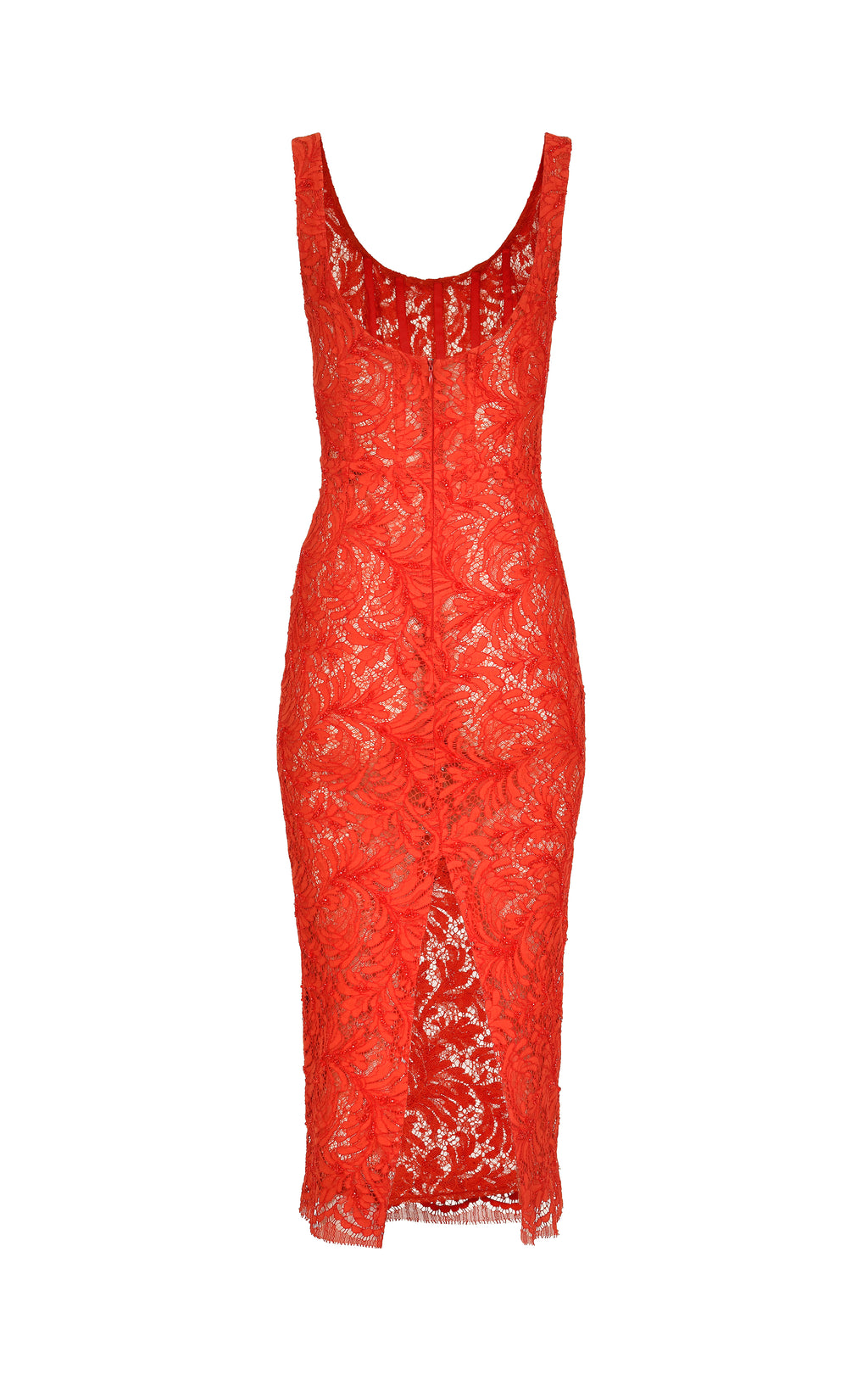 Stellar Red Lace Dress
