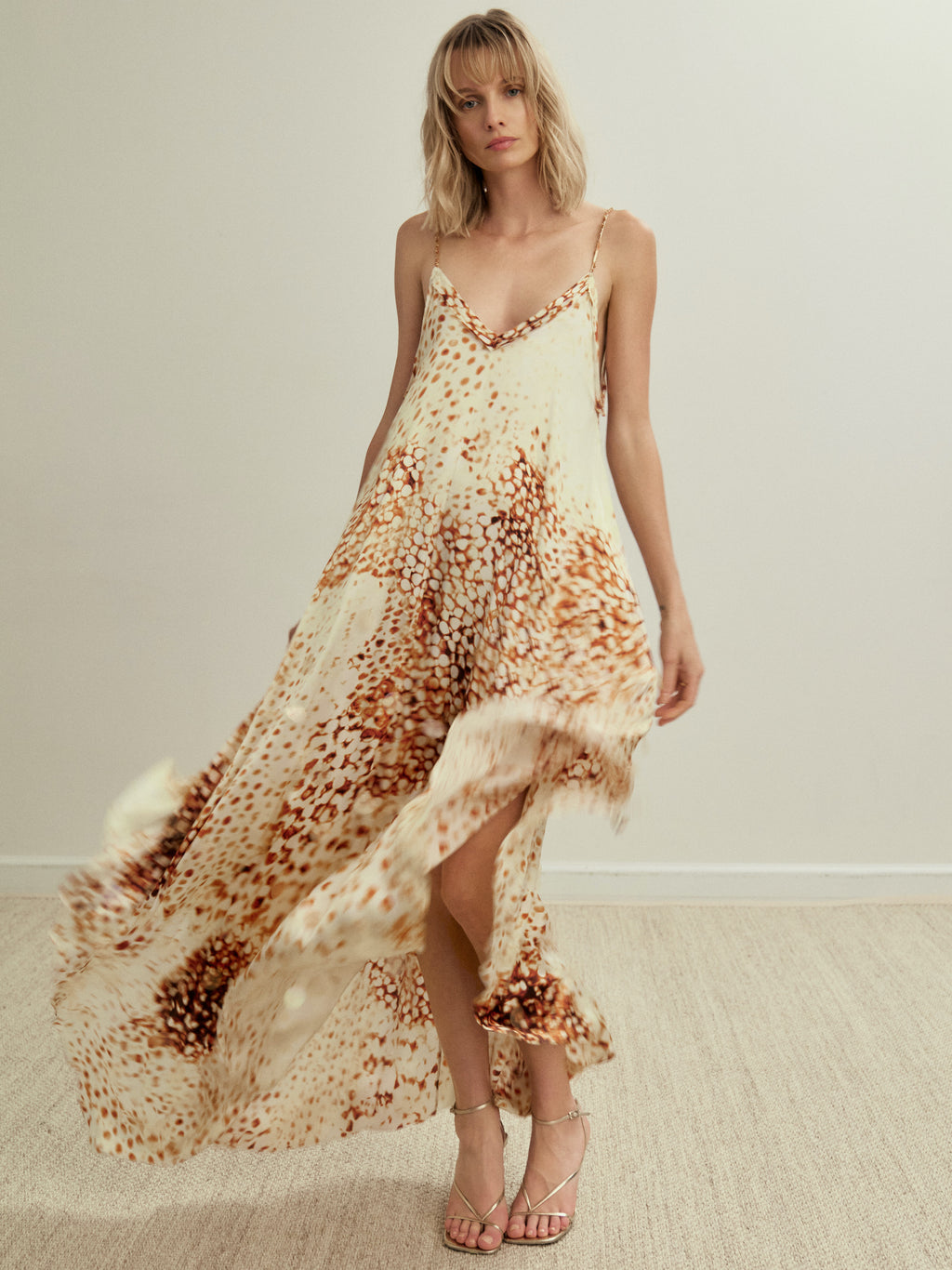 Vestido Estampado de Tigre