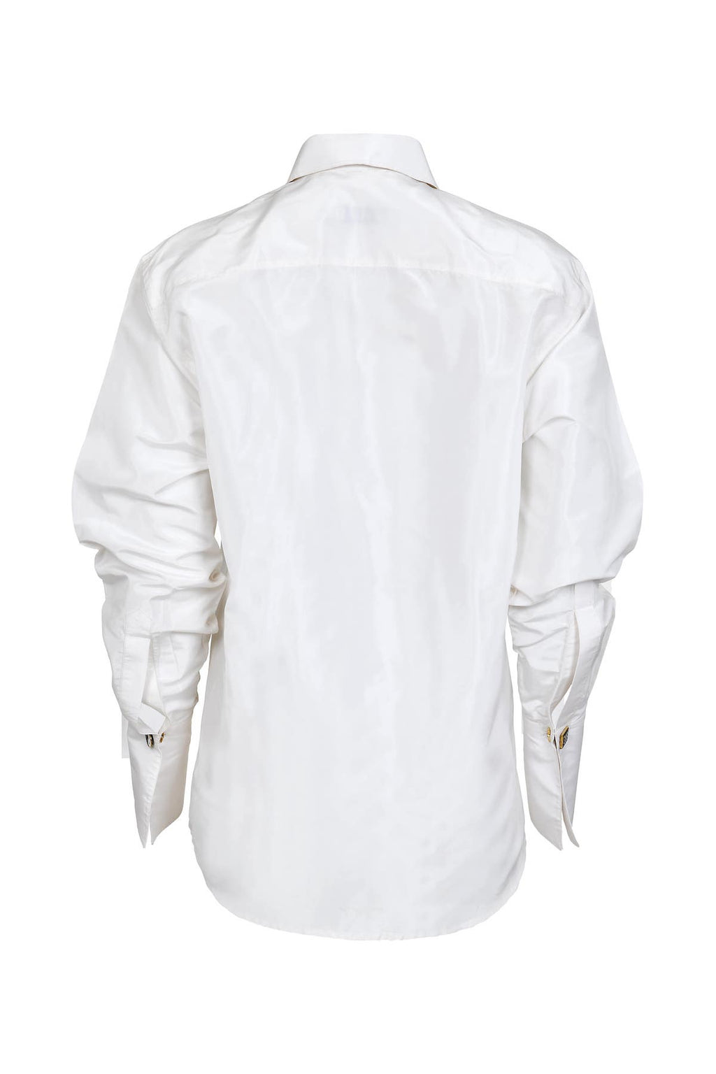 Camisa Tuxedo en 100% Taffeta de Seda
